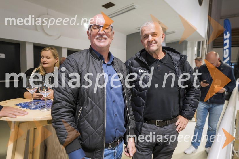  Srečko Pirtovšek, predsednik, AKK Branik;  Uroš  Skuhala, Zavarovalnica Triglav100 let odbojke v Mariboru