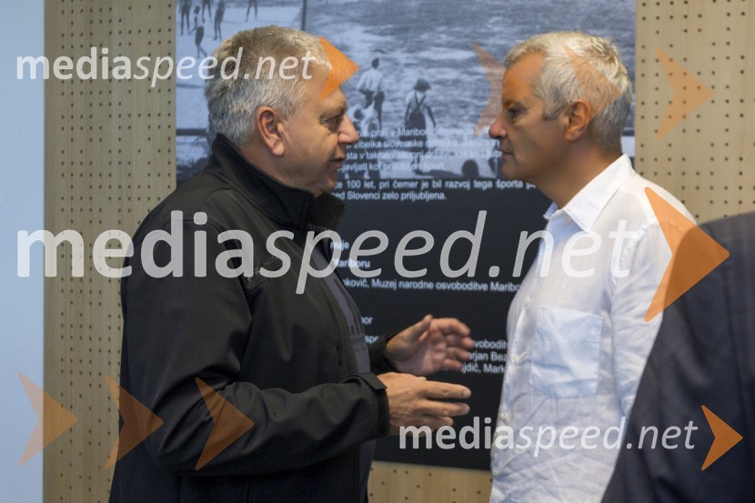  Andrej Verlič;  Aleksander Saša Arsenovič, župan, Mestna občina Maribor100 let odbojke v Mariboru