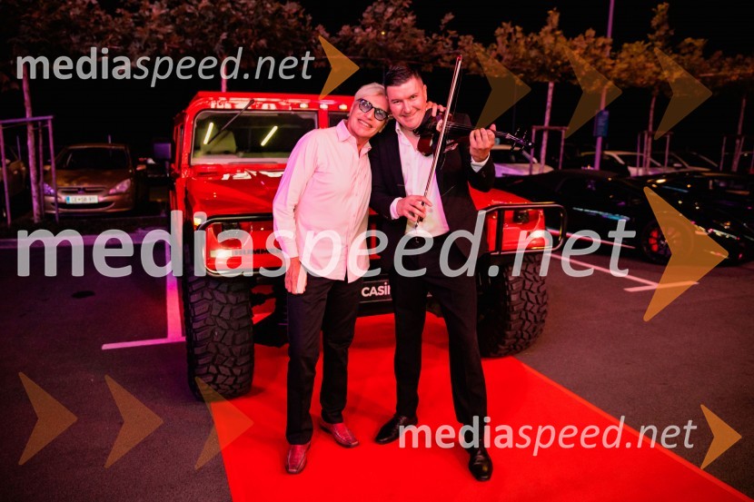   Igor  Jelen-Iggy, Hiša umetnosti IGEN Celje;  Andrija Abramovic, violinistSvečana otvoritev Grand Casino Mons Ljubljana