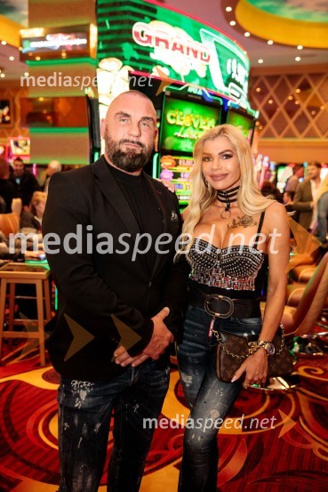  Zvone Petek;  Ksenija Filipič, DjSvečana otvoritev Grand Casino Mons Ljubljana