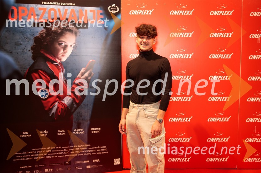  Maks Dakskobler, igralecPremiera slovenskega filma Opazovanje, Cineplexx Ljubljana