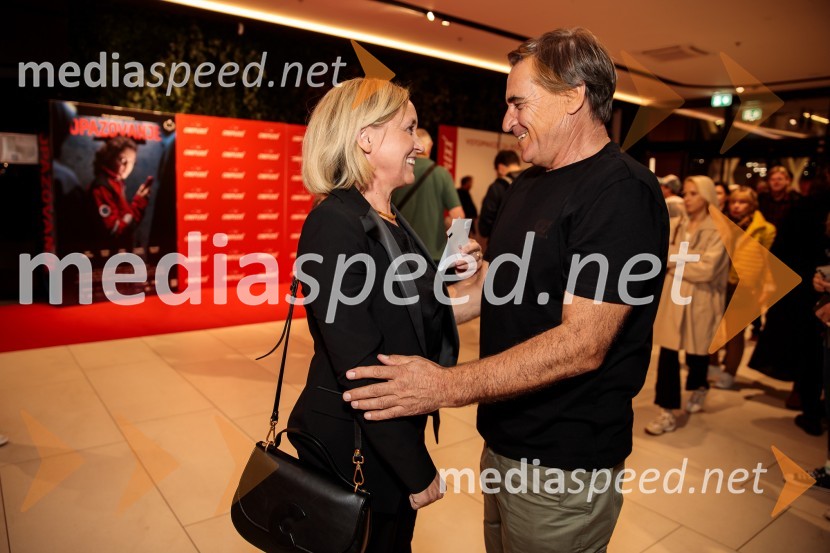  Nataša Bučar, direktorica, Slovenski filmski center;  Rok Cvetkov, kaskaderPremiera slovenskega filma Opazovanje, Cineplexx Ljubljana