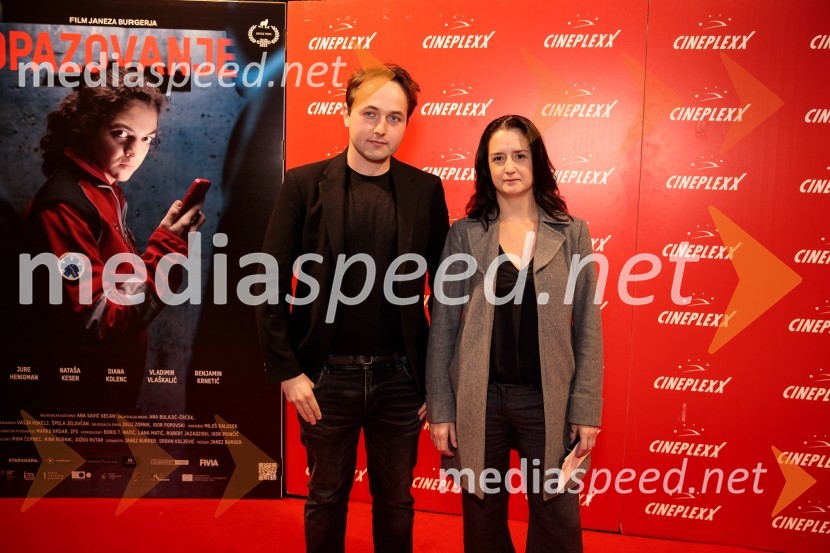  Anže  Grčar, scenarist, režiser, asostent režije;  ... Premiera slovenskega filma Opazovanje, Cineplexx Ljubljana