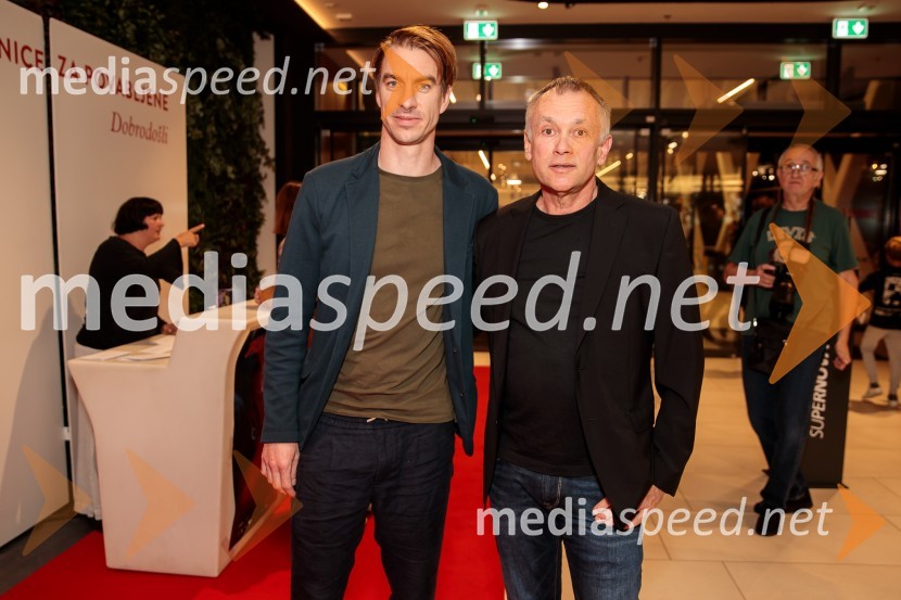  Jure Henigman, igralec;  Janez Burger, režiserPremiera slovenskega filma Opazovanje, Cineplexx Ljubljana