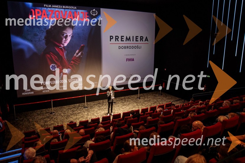  Toni Cahunek, igralec, novinarPremiera slovenskega filma Opazovanje, Cineplexx Ljubljana