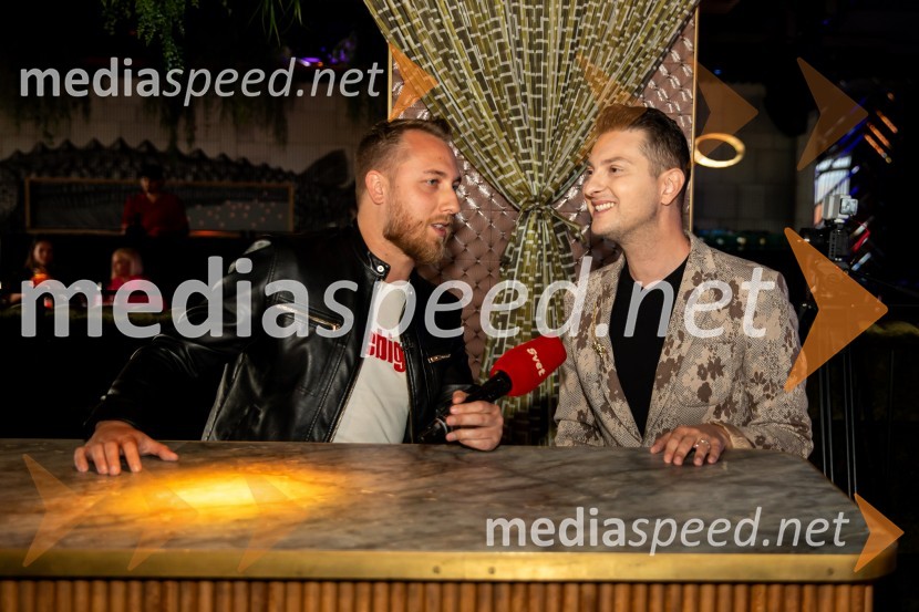  Aleksander Pozvek, imitator in novinar;  Damjan Murko, pevecEkskluzivna premiera nove serije Hiša ljubezni