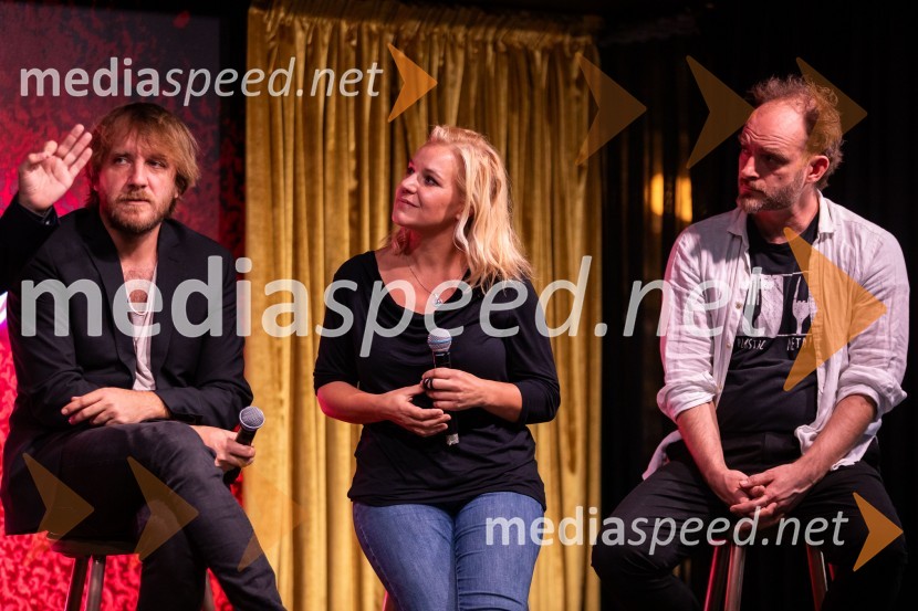  Matej   Puc, igralec;  Karin Komljanec, igralka;  Gregor Gruden, igralecEkskluzivna premiera nove serije Hiša ljubezni