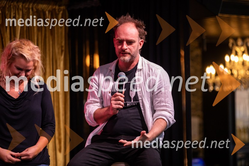  Karin Komljanec, igralka;  Gregor Gruden, igralecEkskluzivna premiera nove serije Hiša ljubezni