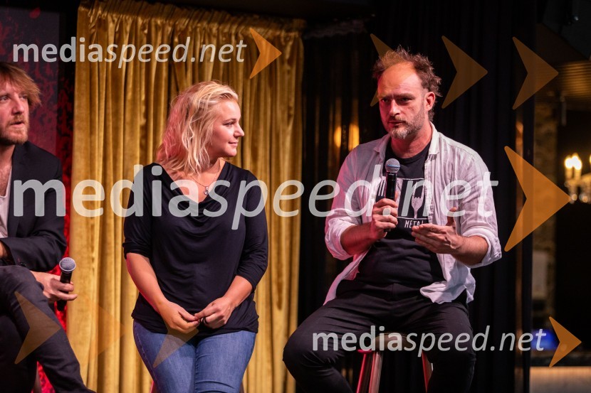  Karin Komljanec, igralka;  Gregor Gruden, igralecEkskluzivna premiera nove serije Hiša ljubezni