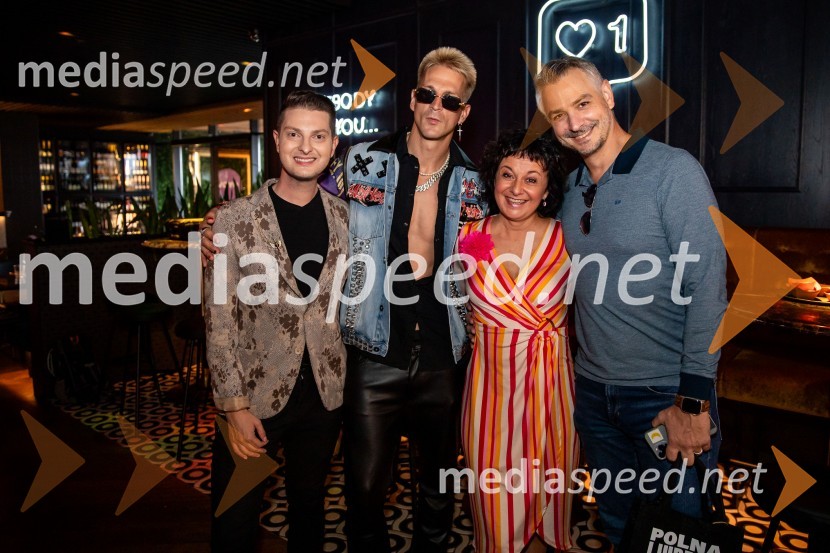  Damjan Murko, pevec;  Igor Mikić, fitnes trenes, voditelj;  Lara Jankovič, igralka;  Miha HercogEkskluzivna premiera nove serije Hiša ljubezni