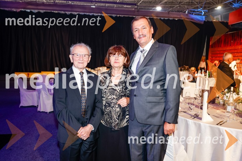  Franjo Kozar, plesni pedagog, sodnik;  Irena Kozar;  Jadran Živković, plesni trener/koreografPrireditev ob 70. obletnici Plesne zveze Slovenije