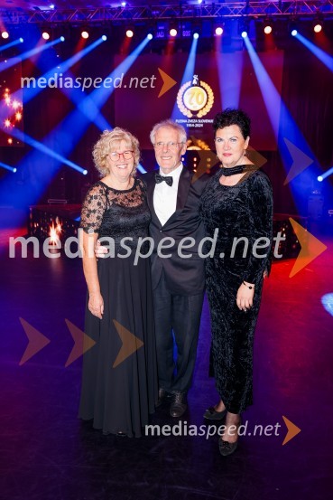  Davorka Gorišek;  Janez Gorišek;  Karmen Intihar, plesna trenerka, koreografinja, sodnicaPrireditev ob 70. obletnici Plesne zveze Slovenije