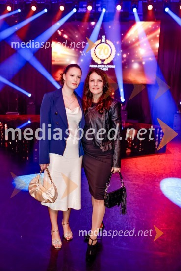  Laura Hribar Kristan, plesalka;  Nina Hribar, plesna učiteljica, trenerka, koreografinja in mednarodna predavateljicaPrireditev ob 70. obletnici Plesne zveze Slovenije