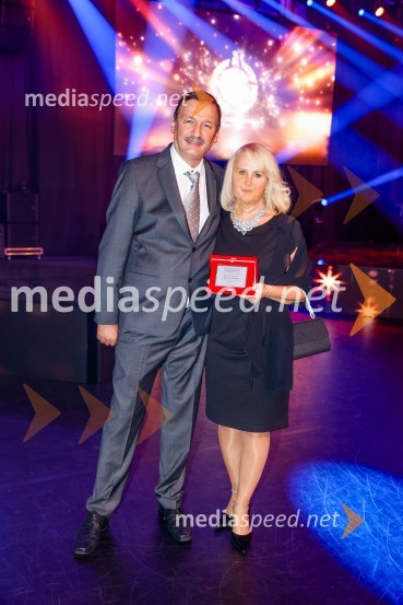  Jadran Živković, plesni trener/koreograf;  Metka Mesesnel Bizilj, plesna pedagoginjaPrireditev ob 70. obletnici Plesne zveze Slovenije