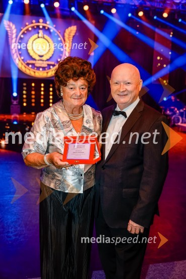  Mira Bencak;  Zoran Kljun, direktor, plesna šola BoleroPrireditev ob 70. obletnici Plesne zveze Slovenije