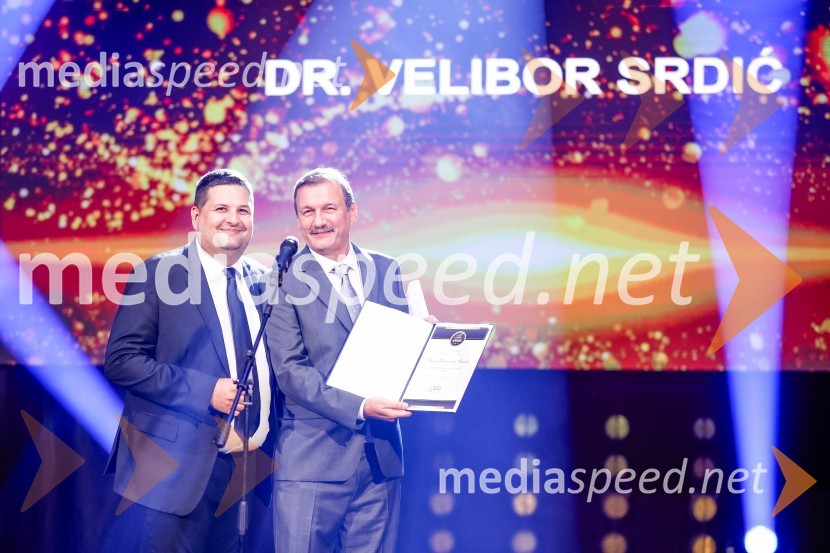 dr. Velibor Srdić;  Jadran Živković, plesni trener/koreografPrireditev ob 70. obletnici Plesne zveze Slovenije