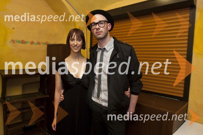 Tina Košir in Dražen Dragojevič, povezovalca dogodkaPodelitev nagrade Kresnik