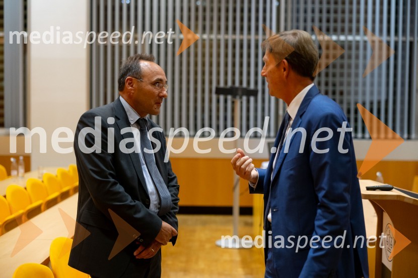  Saša Sever; prof. dr. Miro Cerar, nekdanji predsednik Vlade Republike Slovenije 19. Dnevi evropskega prava