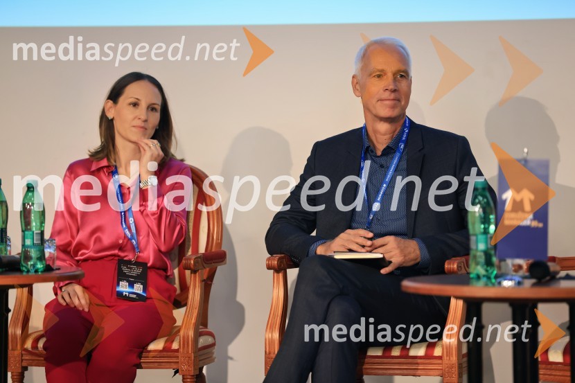  Eva Bönisch;  Jaka Stele, direktor VisionectManagerski kongres 2024, prvi dan