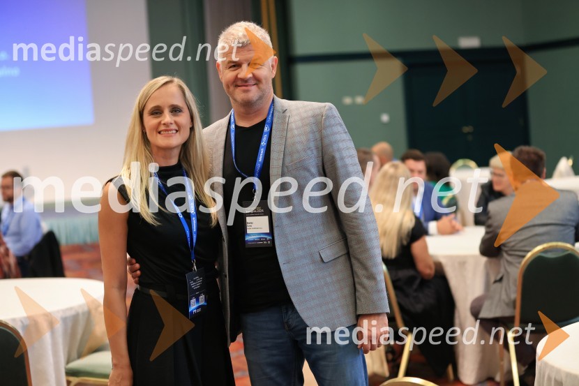  Daniela Bervar Kotolenko;  Branko  Žunec, Direktor BMC InternationalManagerski kongres 2024, prvi dan