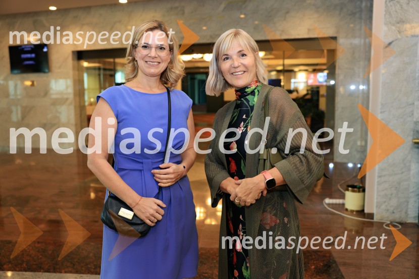  Tanja Subotić Levanič, direktorica korporativnih odnosov, Pivovarna Laško Union;  Medeja LončarManagerski kongres 2024, prvi dan