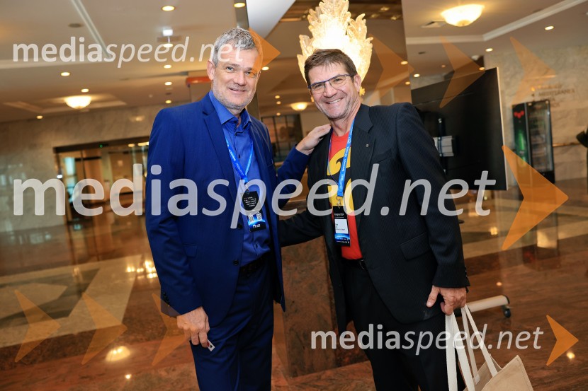 mag. Tomaž  Berločnik, nekadnji predsednik uprave Petrol d.d.;  Dejan Turk, predsednik uprave, A1 SlovenijaManagerski kongres 2024, prvi dan