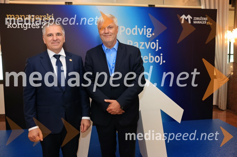  Marko Lotrič, predsednik, Državni svet;  Milan Kuster, I-vent d.o.o.Managerski kongres 2024, prvi dan