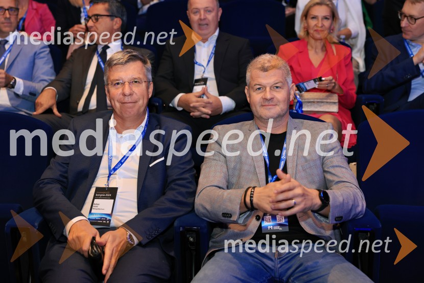  Boštjan Gabec, Mikrografija d.o.o.;  Branko  Žunec, Direktor BMC InternationalManagerski kongres 2024, prvi dan