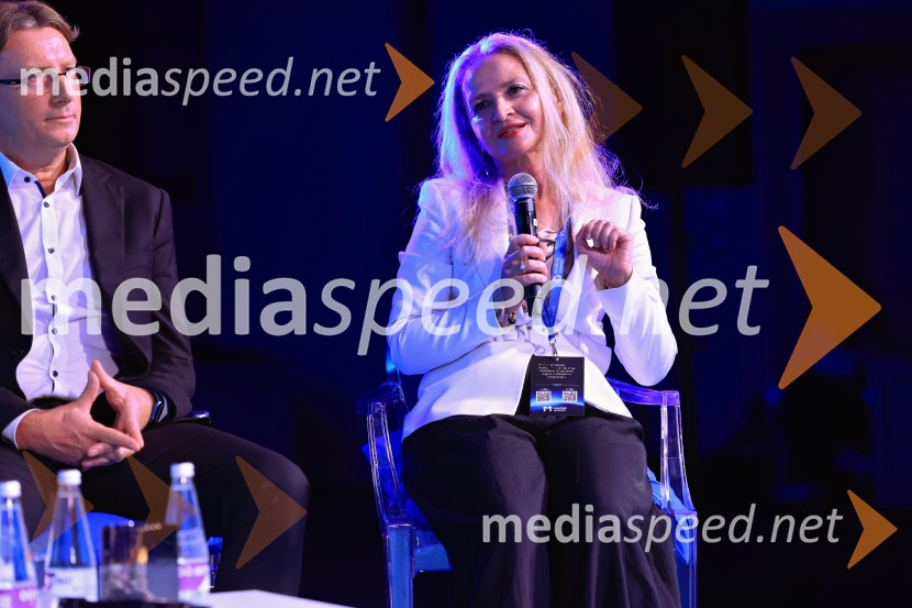  Beno Ceglar, NIL;  Maja Bednaš, vršilka dolžnosti direktorja na Uradu RS za makroekonomske analize in razvojManagerski kongres 2024, prvi dan