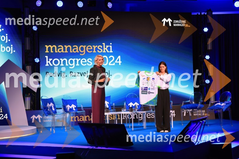  Petra Juvančič, izvršna direktorica, Združenje Manager;  ... Managerski kongres 2024, prvi dan