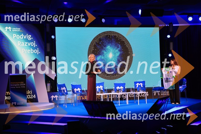  Petra Juvančič, izvršna direktorica, Združenje Manager;  ... Managerski kongres 2024, prvi dan