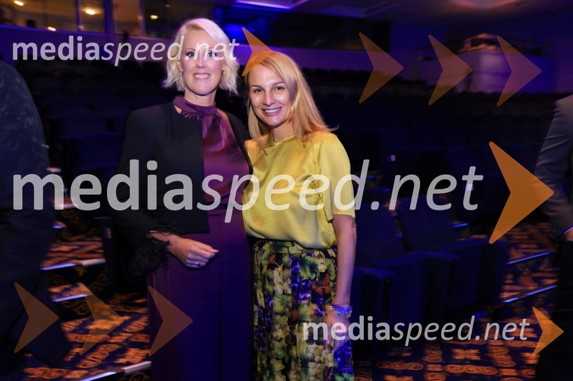  Petra Juvančič, izvršna direktorica, Združenje Manager;  Melanie Seier Larsen, The Boston Consulting Group - Principal in predsednica sekcije managerkManagerski kongres 2024, prvi dan