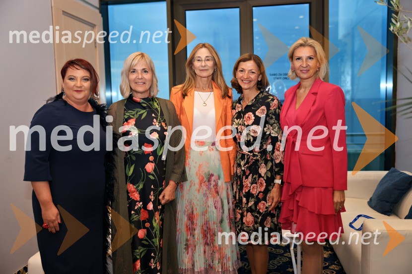 mag. Sabina Sobočan, direktorica, Varis Lendava d.d.;  Medeja Lončar;  Janja Božič Marolt, direktorica, Mediana d.o.o., predsednica Effie Slovenija 2023; dr. Maja Zalaznik, nekdanja ministrica za izobraževanje, znanost in šport;  Tanja Skaza, direktorica, Inštitut Skaza in solastnica Plastika Skaza d.o.o.Managerski kongres 2024, prvi dan