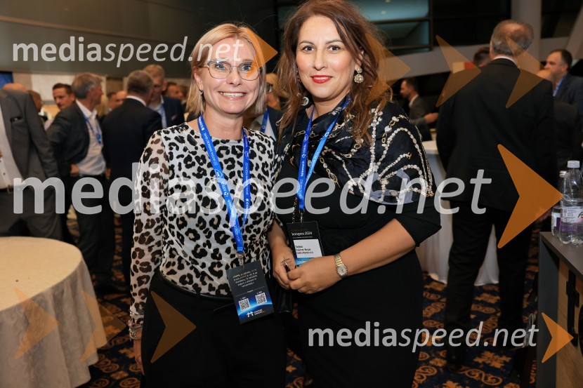  Katja Šajnovič, Telekom Slovenije;  Tatjana  Vogrinec Burgar, predsednica uprave, Elektro MariborManagerski kongres 2024, prvi dan