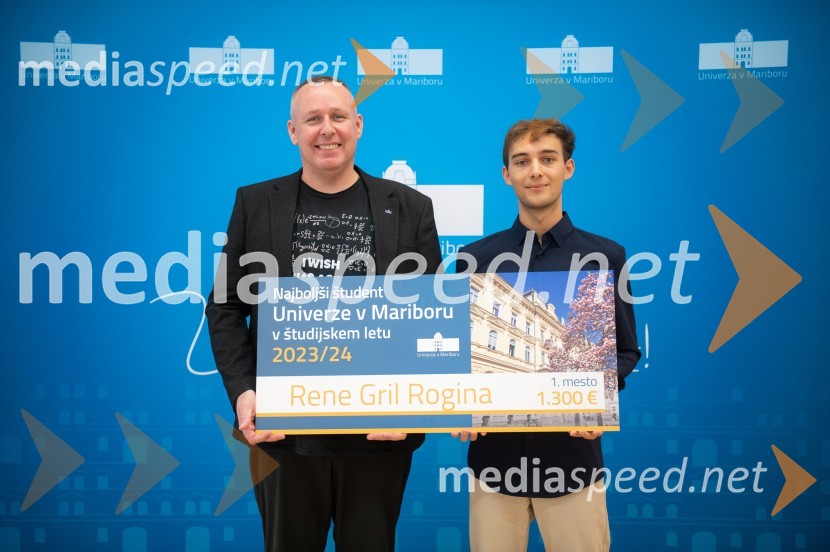  Andrej Mak, Hiša vin Mak;  Rene Gril Rogina, Najboljši študent Univerze v Mariboru 2023/2024Najboljši študent Univerze v Mariboru je Rene Gril Rogina