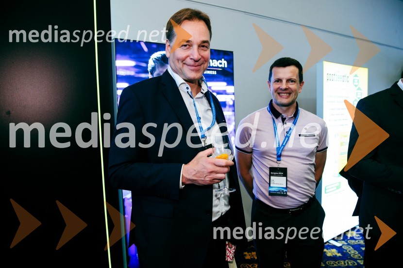  Iztok Novak, Kovinoplastika Lož d.d.;  Dušan Andrejič, PROCESSI d.o.o.Managerski kongres 2024, prvi dan