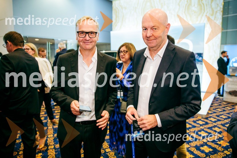 mag. Branko Žibret, partner, A.T. Kearney;  Sašo Berger, predsednik uprave, PetrolManagerski kongres 2024, prvi dan