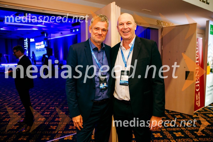 mag. Tomaž  Berločnik, nekadnji predsednik uprave Petrol d.d.;  Adrian Ježina, TelemachManagerski kongres 2024, prvi dan