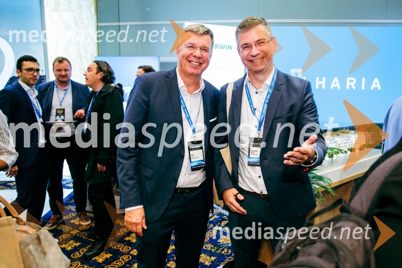  Boštjan Gaberc, Mikrografija d.o.o.;  Aleksander Šinigoj, Palsit d.o.o.Managerski kongres 2024, prvi dan