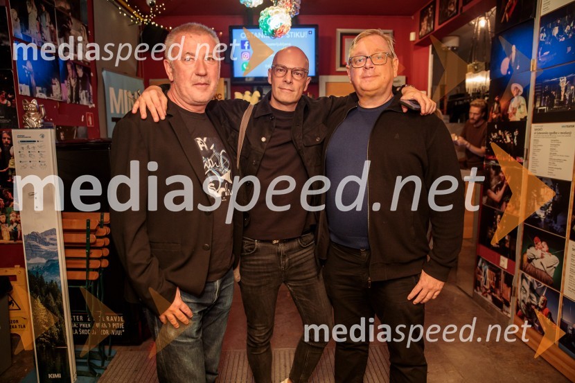  Ivica Buljan, režiser;  Branislav Cerović, producent;  Robert Waltl, direktor, Mini teaterMorska deklica, krstna uprizoritev v Mini teatru