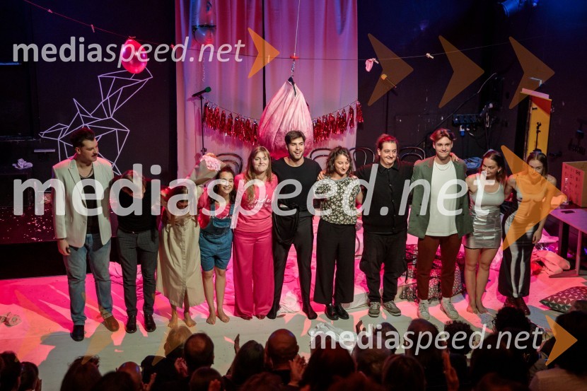  Claudi Sovre, vizualni umetnik;  Jure Srdinšek, režiser;  Nina  Kuclar Stiković, dramaturginja;  Gaja Filač, igralka;  Julita Kropec, igralka;  Svit Stefanija, igralec;  Lucija Zucchiati, scenografinja;  Domen Lušin, oblikovalec svetlobe;  Martin Vogrin, glasbenik;  Mina Švajger, igralka;  Julija Klavžar, igralkaMorska deklica, krstna uprizoritev v Mini teatru