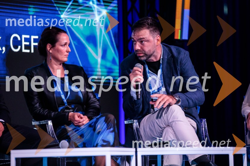  Tina Fröhlich;  Borut Čeh, soustanovitelj in izvršni direktor, Labena d.o.o.Managerski kongres 2024, drugi dan