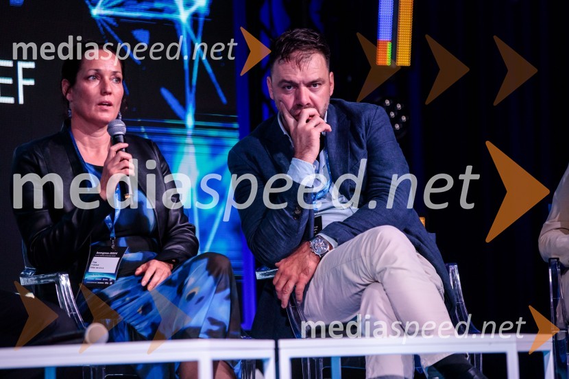  Tina Fröhlich;  Borut Čeh, soustanovitelj in izvršni direktor, Labena d.o.o.Managerski kongres 2024, drugi dan