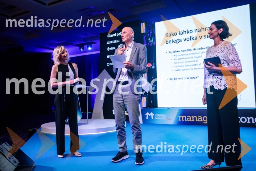  Mojca Balanč, mentorica, trenerka, coachinja in svetovalka, BOC Institute; mag. Iztok Seljak, predsednik, Združenje Manager; mag. Iztok Seljak, predsednik, Združenje ManagerManagerski kongres 2024, drugi dan