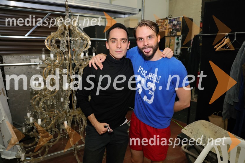  Petja Labović, igralec;  Blaž Dolenc, igralecŽenske na oblasti, premiera drame v SNG Maribor