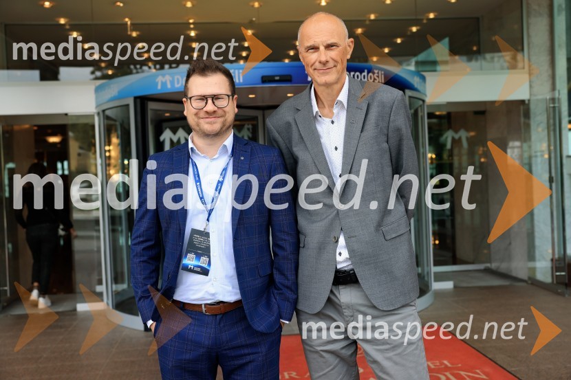  Rok Hodej, vodja javnih zadev, Združenje Manager; mag. Iztok Seljak, predsednik, Združenje ManagerManagerski kongres 2024, drugi dan