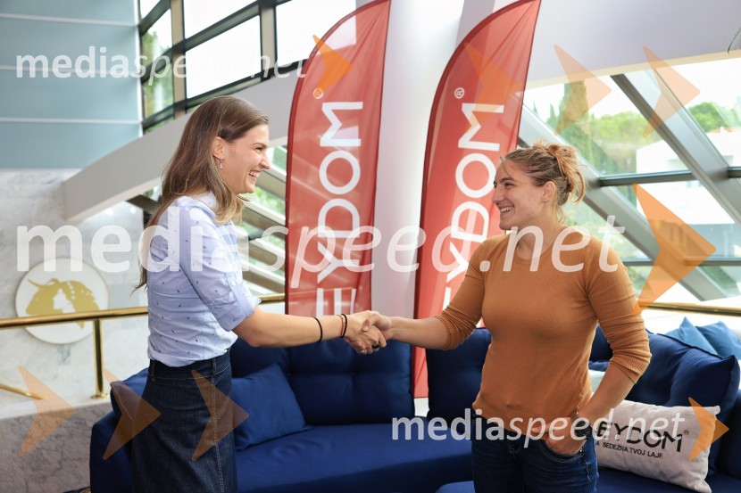  Tina Valentina Sajovic;  Andreja Leški, judoistkaManagerski kongres 2024, drugi dan