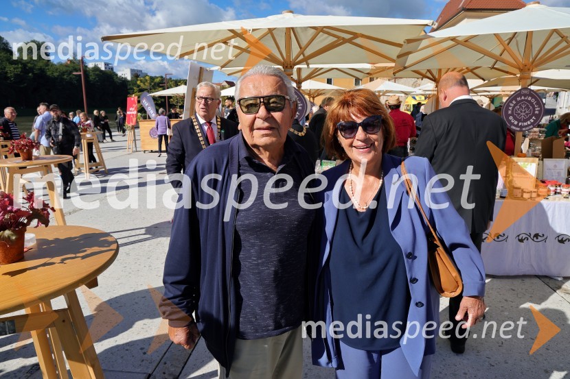  Aleksander Arsenovič;  Alemka ArsenovičSvečana trgatev Najstarejše trte 2024