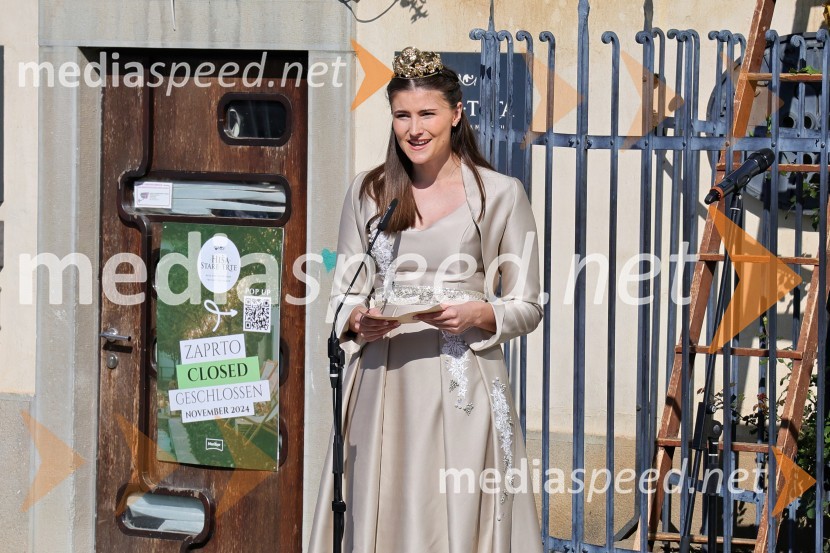  Sanja Ferjančič, 27. Vinska kraljica Slovenije 2024Svečana trgatev Najstarejše trte 2024