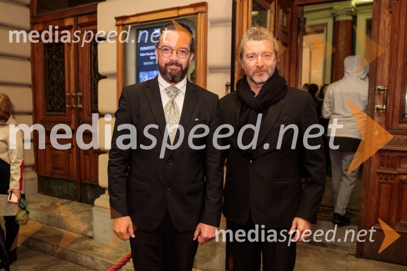  Marko  Hribernik, direktor SNG Opera in balet Ljubljana;  Renato Zanella, baletni plesalec, koreograf in režiserPremiera komične opere Falstaff v SNG Opera in balet Ljubljana